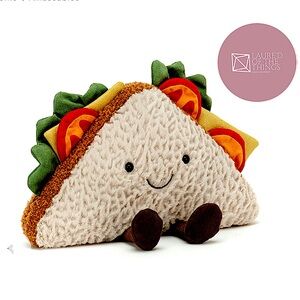 NWT JellyCat Amuseables Sandwich Plush Toy